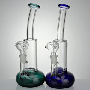 11 Inch Stemless Bong with Disc Perc