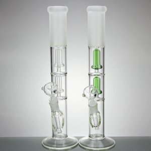 16 Inch Straight Tube with Double UFO Perc