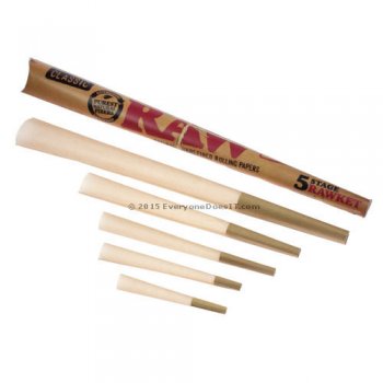 5 Stage Rawket Rolling Paper Cones