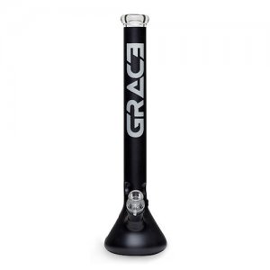 7mm Black Electronic Coated Beaker Bong