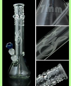 7mm Glass Bong Messias Illusion 7mm