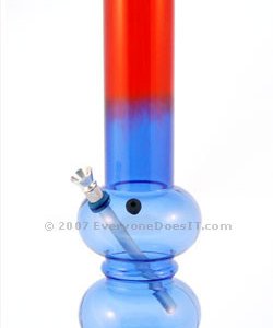 Acrylic Double Bubble Bong Equilibrium
