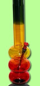 Acrylic Triple Bubble Bong