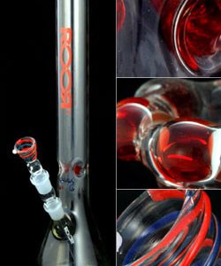 Bong Custom Little Sista 3.2mm Red Baron