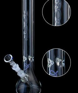 Bong Custom Little Sista 7mm Flame Polish Logo