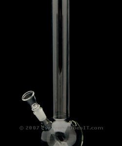 Boxed Borosilicate Glass Bong Straight Bubble