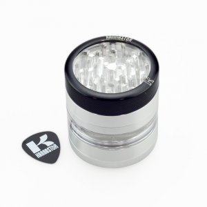 Clear Top Four Piece Grinder Jar Medium