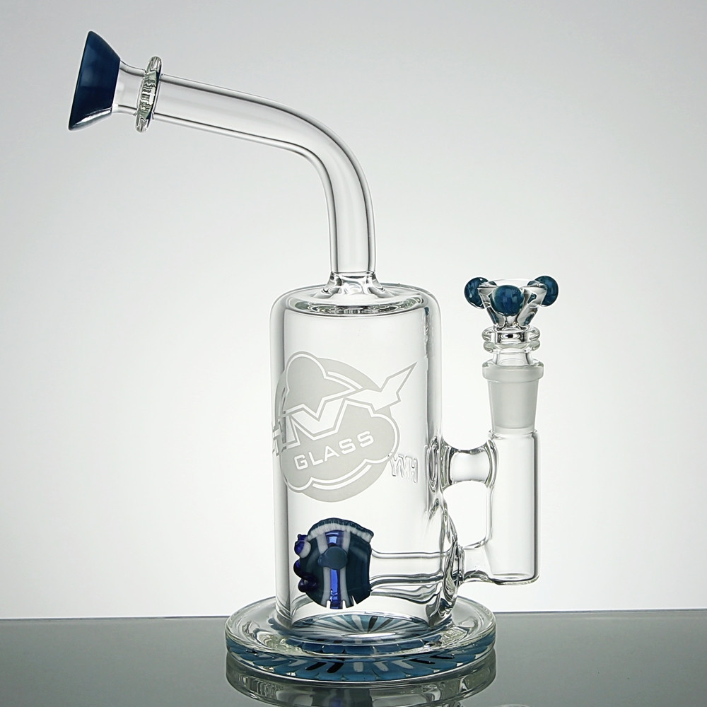 Colour Lip Bubbler With Fish Perc