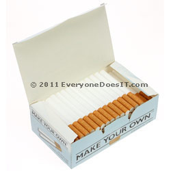 Concept Blank Cigarette Tubes Make Your Own Cigarette