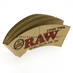 Cone Tips Natural Perforated Single