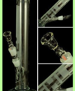 Custom Bong 500ml Special Sandblasted Logo Side Strip