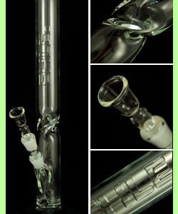 Custom Bong 5mm Ice Twist Straight Cylinder