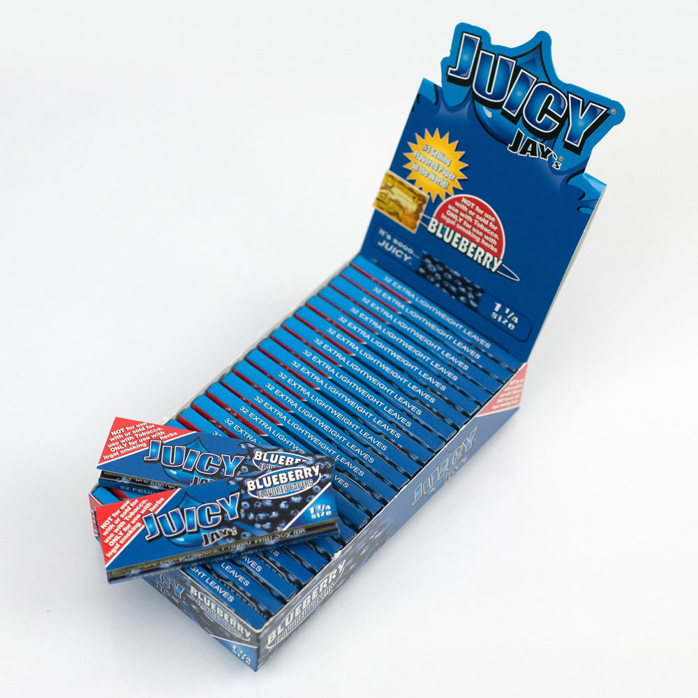 Flavored Rolling Papers Regular Size Blueberry Single Pack