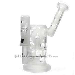Frosted Bees Knees Inline Perc Concentrate Bubbler