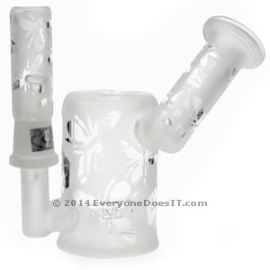 Frosted Bees Knees Mini Concentrate Bubbler