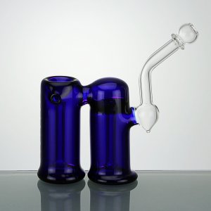 Full Double Chamber Glass Bubbler