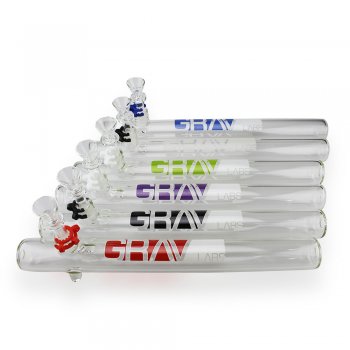 Giant Steamroller Clear Glass Pipe