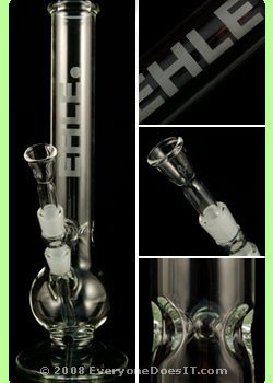 Glass 5mm Ice Ball Cylinder Bong