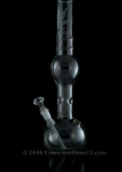 Glass Bong 2 Bubble Ice Chamber