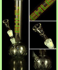 Glass Bong 3.2mm Straight Ball Clear