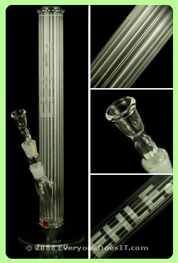 Glass Bong Clear Contoured Tube