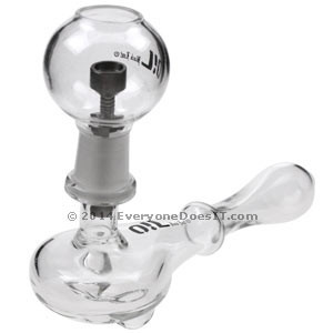 Glass Oil Pipe With Titanium Nail