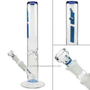 Glass Player Blue Line Bong