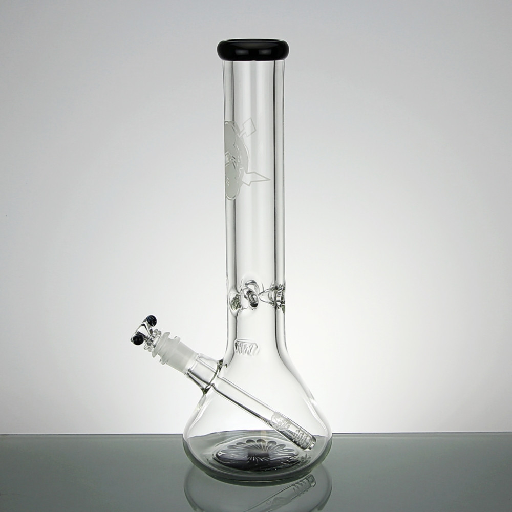 Glass on Glass 14 Inch Beaker Bong