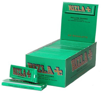 Green Regular Size Rolling Papers