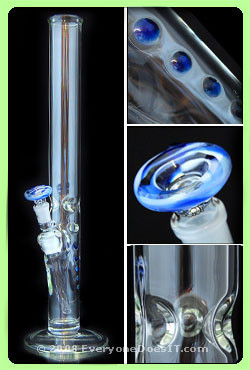 Ice Cylinder Bong 5.0 With Beads