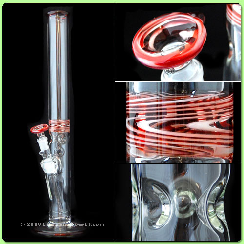 Ice Cylinder Bong 5.0 with Coloured Mid-Section