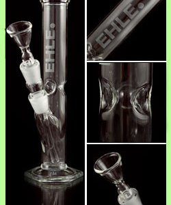 Ice Cylinder Bong Hexagon Foot 100ml