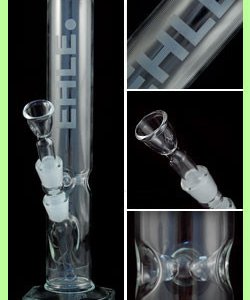 Ice Cylinder Bong Hexagon Foot 500ml