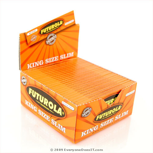 King Size Slim Orange Super Thin Rolling Papers