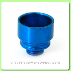 Large Anodised Aluminium Bowl Blue