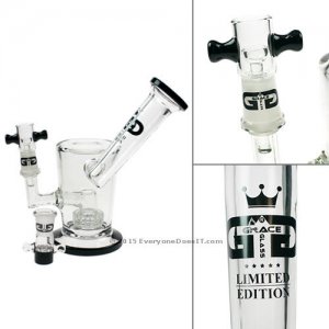 Limited Edition Mini Saxo Inline Drum Perc Bubbler Black