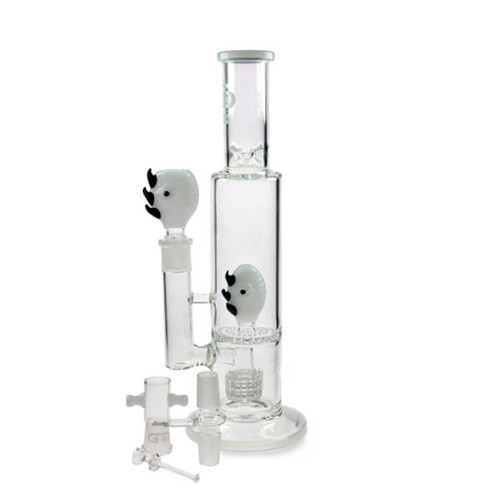 Limited Edition Monster Perc Bong White