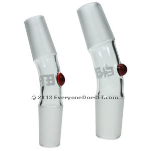 Male to Male Bent Adaptor Glass