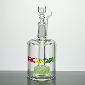 Micro Chunk Bubbler Slitted Perc Rasta