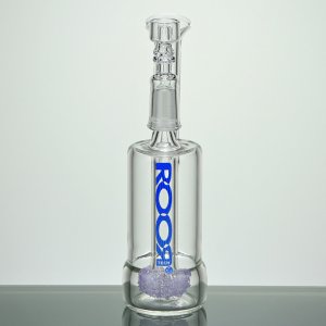 Micro Pilz Bubbler Slitted Perc Blue