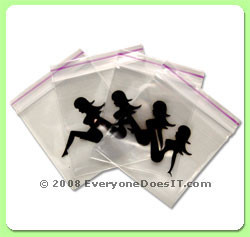 Mini Baggies Sexy Silhouette Pack of 100