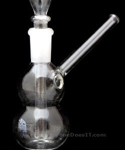 Mini Double Bubble Base Borosilicate Glass Bong