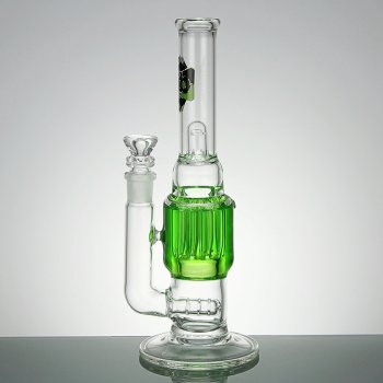 Mini Stemless Inline Glycerine Princess Bong With 8 Pillar Perc