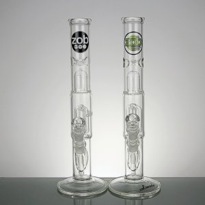 Mini Straight Ice Bong With 4 Arm Tree Perc