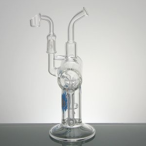 Mini UFO Showerhead Perc Recycler Rig Zobcycler