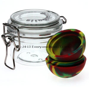 Oil Slick Non Stick Silicone Large Ball With FREE Storage Jar