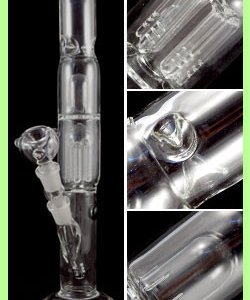 Percolator Bong Clear 6 Arm Tree Percolator