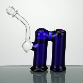 Pocket Double Chamber Glass Bubbler