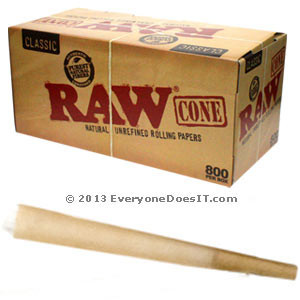 Raw Natural Unrefined Cones 800 box