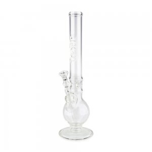 Ringball Ice Bubble Bong With Flame Polished Logo